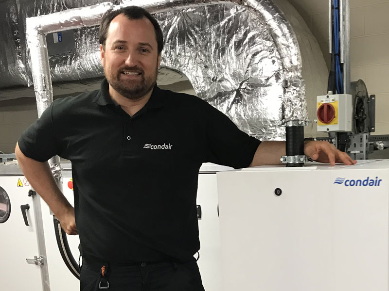Adam Norton, Service Engineer, Condair plc Adam Norton, Service Engineer, Condair plc